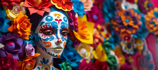 Mexican culture, copy space, Dia de Los Muertos, Cinco de Mayo, day of the dead