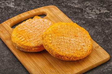 Raw chicken cutlet for roast