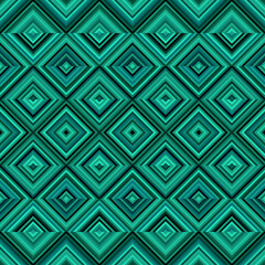 Seamless vector pattern. Tile herringbone geometric pattern . Emerald green malachite colors. Regular herringbone tile..