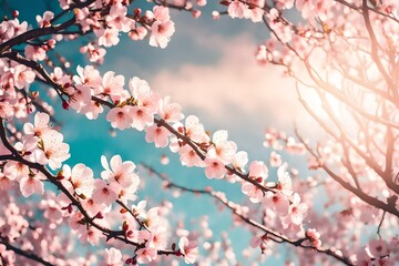 Obraz premium pink cherry blossoms