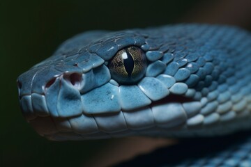blue viper snake