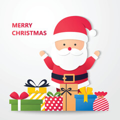 Merry Christmas and Happy New Year. background.