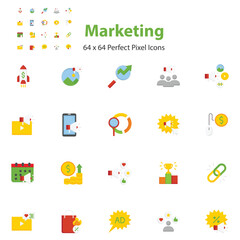 set of marketing icon, business, advertising