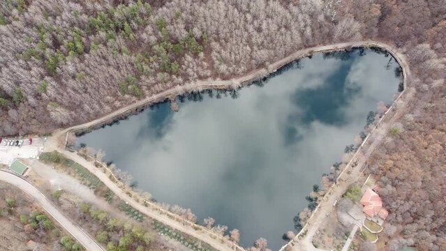 Black Lake in Ankara Province of Turkey