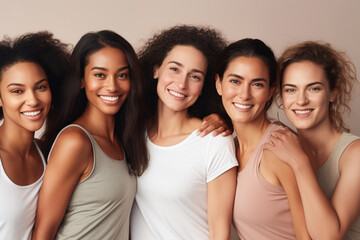 Fototapeta premium happy group of friends