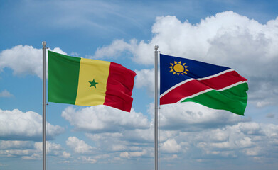 Namibia and Senegal, country relationship concept