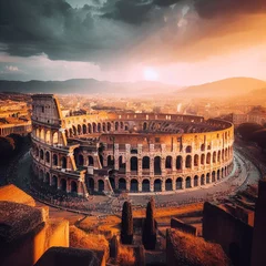 Cercles muraux Rome colosseum
