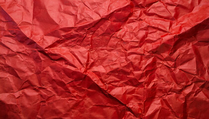 red kfc crumpled wrapping paper background