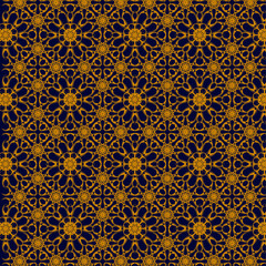 Thai pattern golden color luxury background Vector luxury background for covers, brochures, and web, internet ads. Vector line Thai illustration