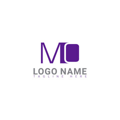 Letter MO modern business logo design,OM monogram logo design