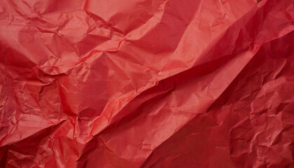 red kfc crumpled wrapping paper background