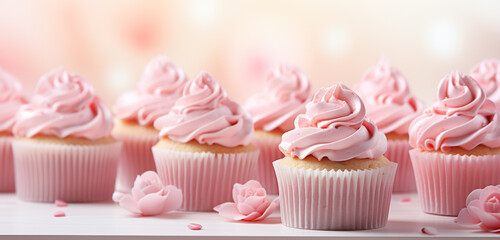 cupcake with pink frosting