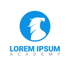 Fototapeta premium English Statu Shield Logo Academy Vector icon design element