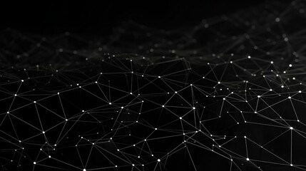 Obraz premium abstract monochrome background in the theme of blockchain. generative AI