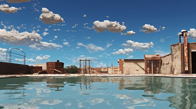 abonded pool
