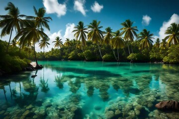 Obraz premium tropical paradise island