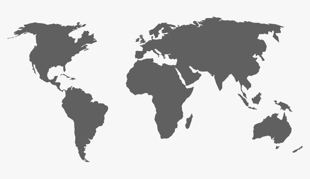 Map of the world vector design element, digital, print, wallpaper, uiux, web, online, business goals