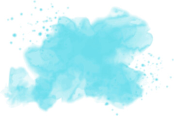 Obraz premium blue watercolor background