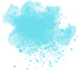 Fototapeta premium abstract blue background watercolor 