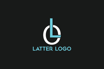 This is a Monogram, business, Latter,  L O logo design