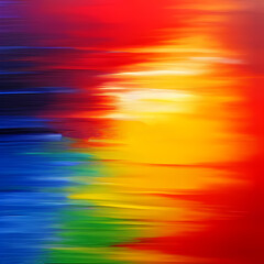abstract colorful background with waves, Abstract colorful painting on canvas background