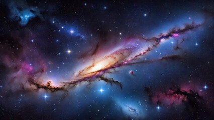 Galaxies, nebulae, and stars are the wonders of the night sky. They reveal the secrets of the universe and its creation. Generative AI