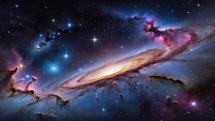 Galaxies, nebulae, and stars are the wonders of the night sky. They reveal the secrets of the universe and its creation. Generative AI