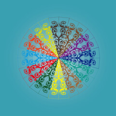 background with circles