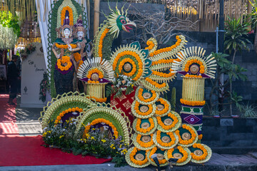 Decoration for weddings and celebrations in Bali, Indonesia