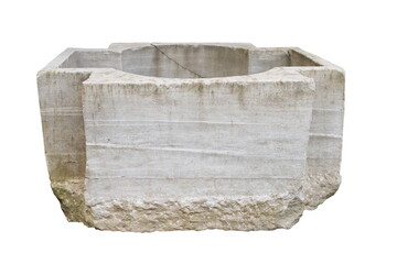 Old plaster sculptures and bas-reliefs, wall texture and patterns. Elements of architectural...