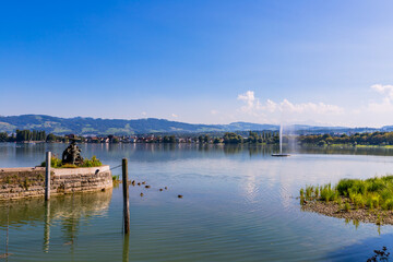 Arbon au bord du lac de Constance en Suisse