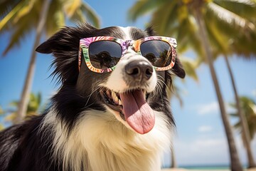 dog in sunglasses