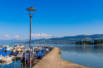 Arbon au bord du lac de Constance en Suisse