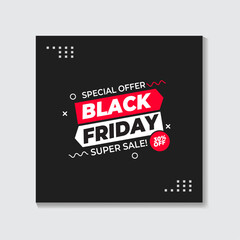 Black Friday Social Media Post Design Templates