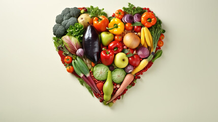 copy space, stockphoto, Human heart made of fruits and vegetables. Healthy food concept.
Fresh healthy food for a healthy lifestyle. Copy space available.
