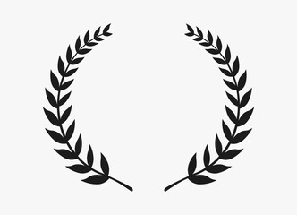 Awards Leafs Peace symbol Award flat icon web, app, ui ux, mall sign, door label, vector design element, digital, print