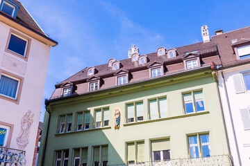 Dans les rues de Fribourg-en-Brisgau en Allemagne