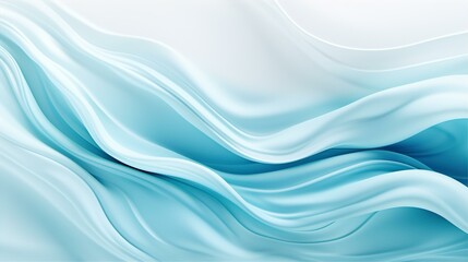 Beautiful blue abstract lines background, smooth lines and twisted shapes in motion