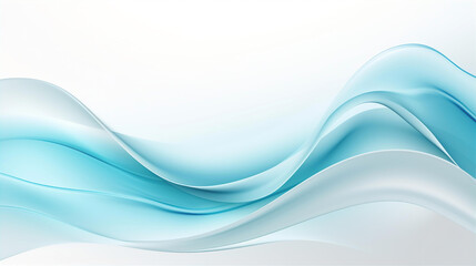 Obraz premium Beautiful blue abstract lines background, smooth lines and twisted shapes in motion 