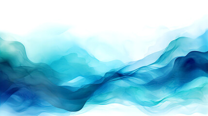Beautiful blue abstract lines background, smooth lines and twisted shapes in motion