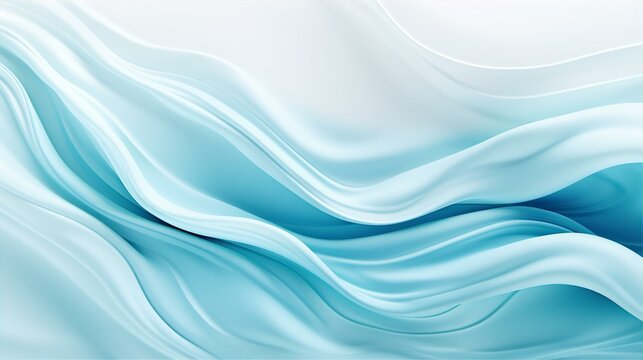 Beautiful blue abstract lines background, smooth lines and twisted shapes in motion