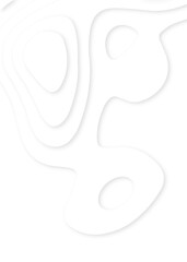 White abstract geometric pattern background, wave and curve abstract background. Abstract wavy line 3d paper cut white background.