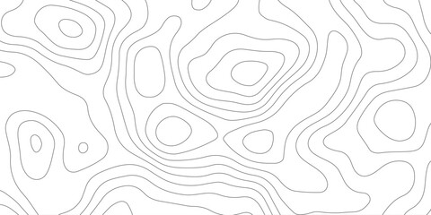 Seamless pattern with lines Topographic map. Geographic mountain relief . Modern design with White background with topographic wavy texture. background for desktop, topology, digital art .