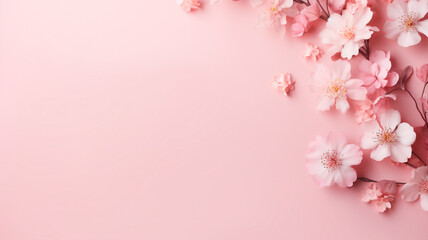 Fototapeta na wymiar spring cherry blossom pink flowers. cherry blossoms.
