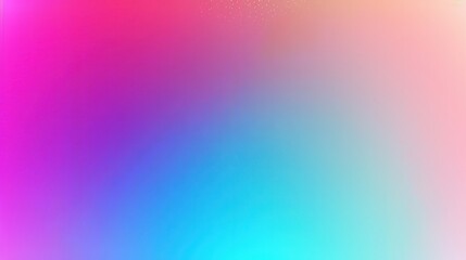 Obraz premium An artistic background featuring a circular color gradient with a grainy noise texture and watercolor-like blur. This vector illustration showcases a holographic effect