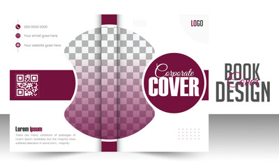 abstract Book cover design template,
