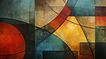 Cubist Inspired Abstracts texture background