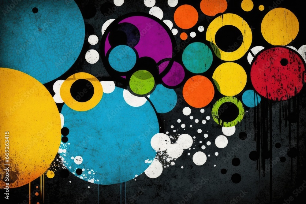 Poster grunge background with space for your text or image