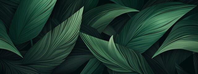 Pattern leaf background green plant tree abstract palm floral wallpaper flower foliage art jungle. Background luxury leaf pattern texture design line summer gold nature monstera fabric golden leaves. - Powered by Adobe