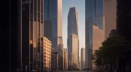 Fototapeta na wymiar buildings in the city, modern buildings in the city, view of the city